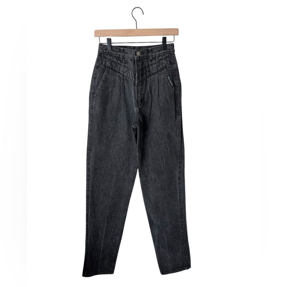 Rockies Vintage Southwestern Bareback Denim Straight Leg Washed Black Jeans